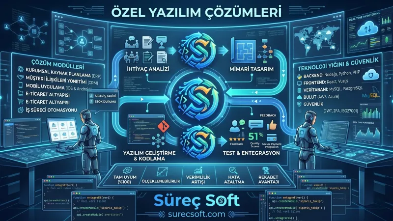 Özel Yazılım & SaaS Çözümleri